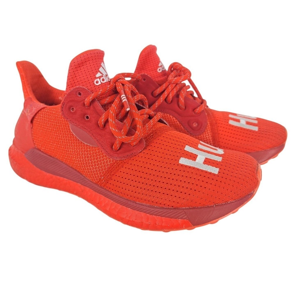 ADIDAS Men's Size 5.5 Pharrell x Solar Hu Glide Power Red Boost EF2381
